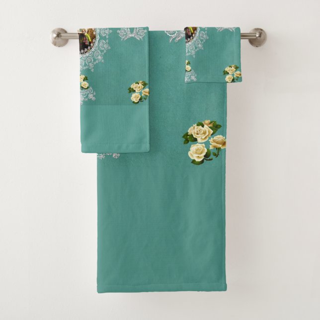 Toalha de vintagem romântica (Insitu)