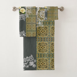 Toalha de vintagem romântica