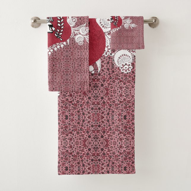 Toalha de vintagem romântica (Insitu)