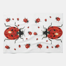 Toalha de Waffle de Microfibra Lady Bug
