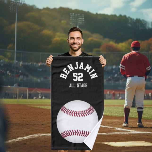 Toalha desportiva de beisebol, toalha de banho de  (Criador carregado)