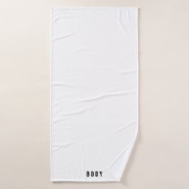 Toalha do corpo