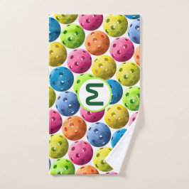 Toalha do suor de Pickleball do monograma