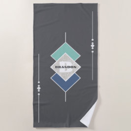 Toalha Elegante de Praia Personalizada