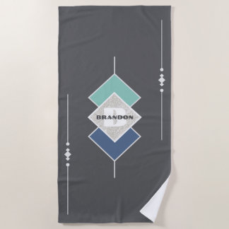 Toalha Elegante de Praia Personalizada