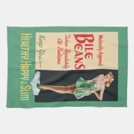 Toalha Engraçado Vintage Health e BBILE BEANS