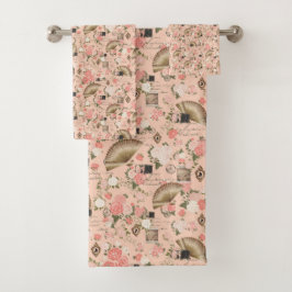 Toalha Floral Conjunto "Começos Cerejados"