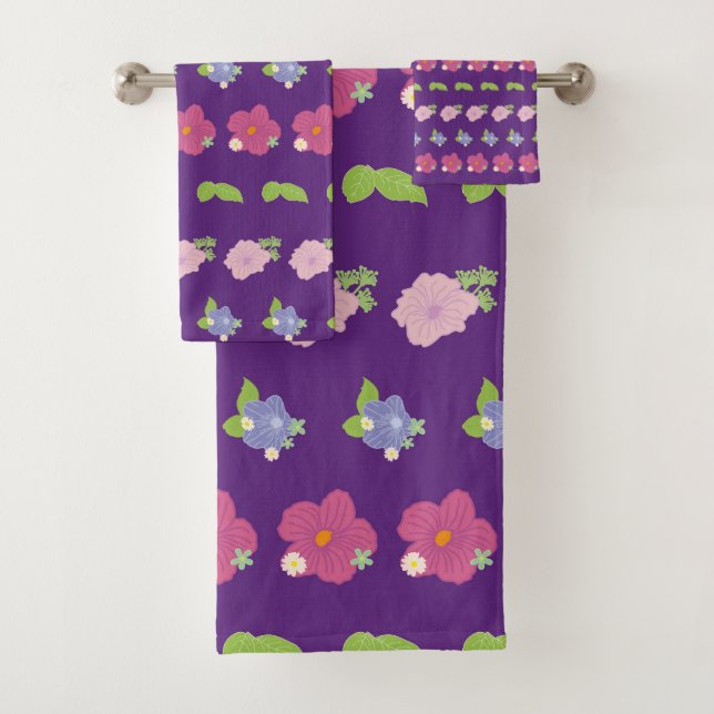 Toalha Floral Romântica Colorida do Padrão Retrofl (Insitu)