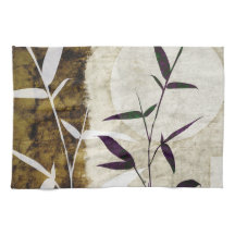 Folhas de outono de Lua de Bambu Marrom