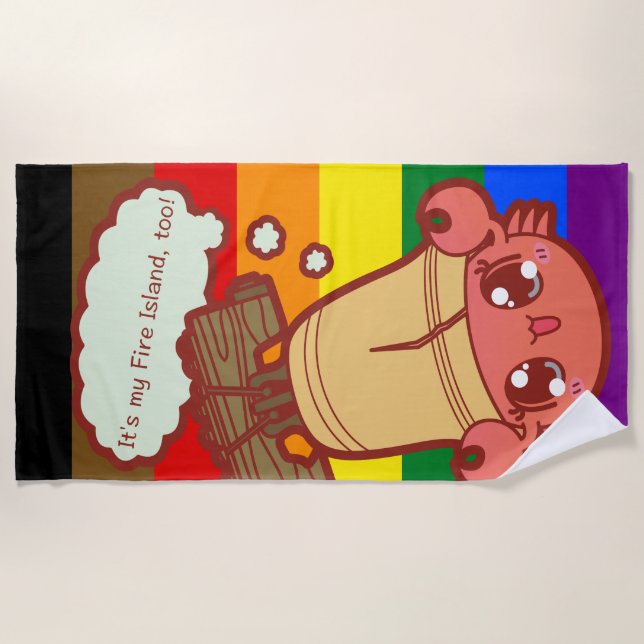 Toalha grande do caranguejo! (Frente)