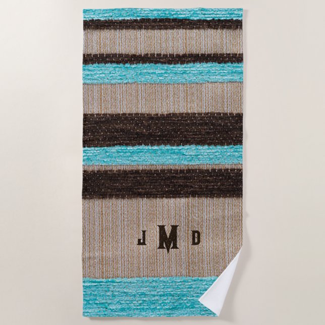 Toalha Horizontal de Praia Masculina Personalizada (Frente)