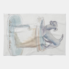 Toalha Kitchen Towel "Dog/London"