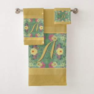 Toalha Monográfica Floral e Brass