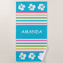 Toalha Náutica de Praia com Banho Brilhante