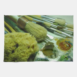 Toalha Pincéis e Pintura