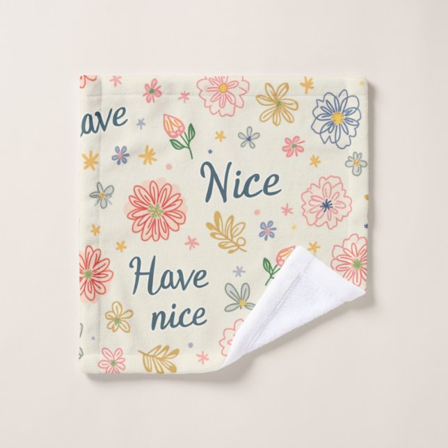 Toalha que dá felicidade (Pano de lavar)