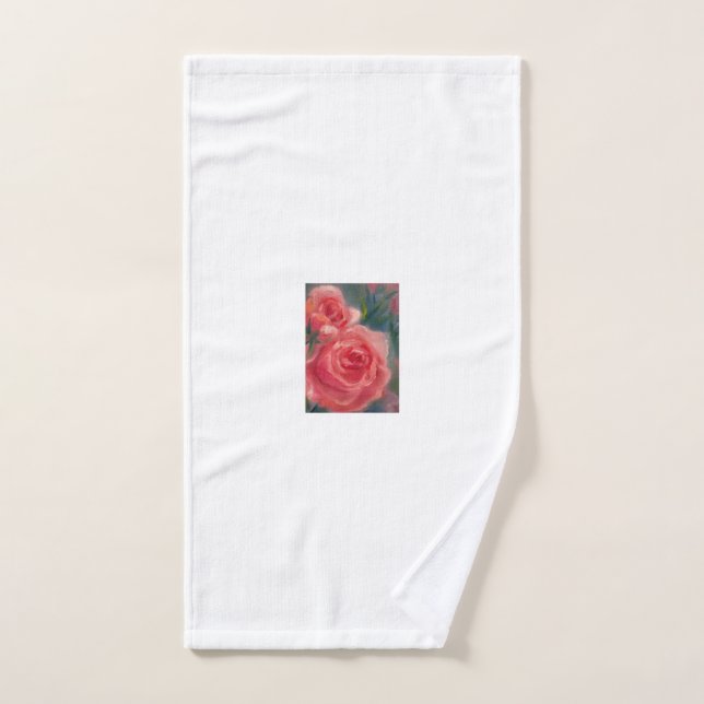 TOALHA TEMA FLORAL (Toalha de mão)