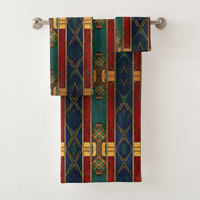 Toalha Única de Padrão Afrocêntrico (Insitu)