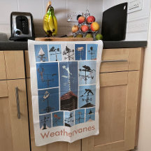 Weathervanes teatowel