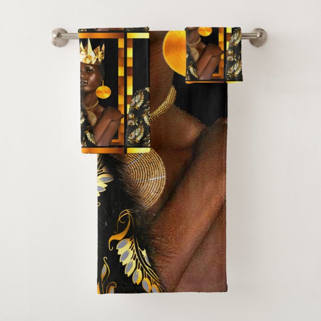 Toalhas "Boho Chic with African Flair" - Conjunto de Torre (Insitu)