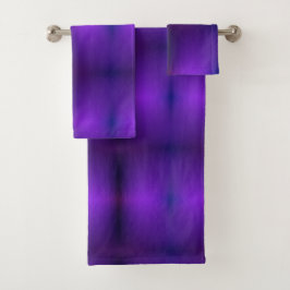 Toalhas com gradiente roxo