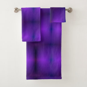 Toalhas com gradiente roxo