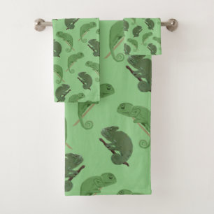 Toalhas Conjunto de Chameleons Towel