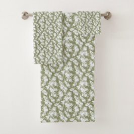 Toalhas Conjunto de Jardins de Berry Monocromático