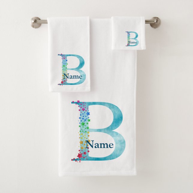 Toalhas Conjunto de Presentes de Banho com Monograma Inici (Insitu)