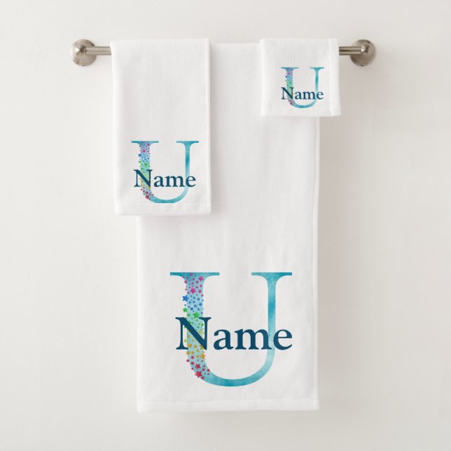 Toalhas Conjunto de Presentes de Banho com Monograma Inici (Insitu)