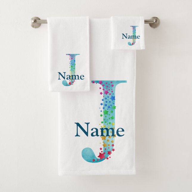 Toalhas Conjunto de Presentes de Banho com Monograma Inici (Insitu)