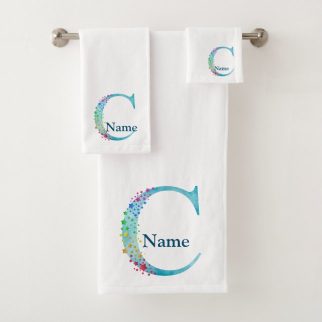 Toalhas Conjunto de Presentes de Banho com Monograma Inici (Insitu)
