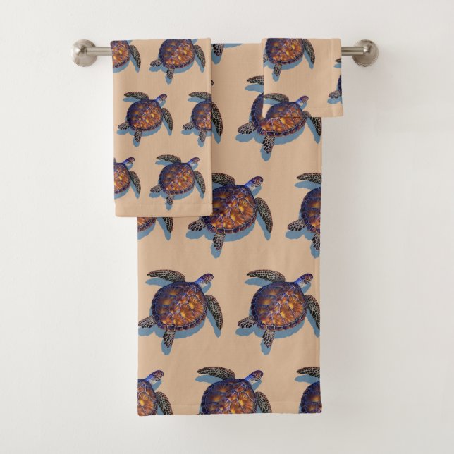 Toalhas Conjunto de tartarugas marinhas (Insitu)