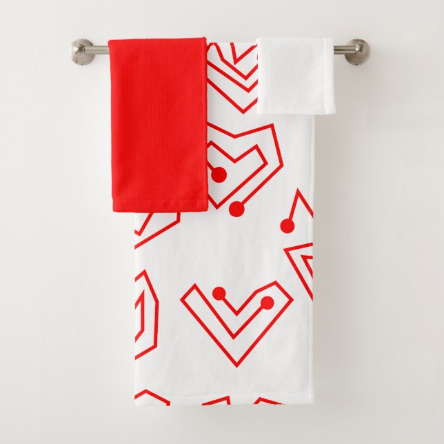 Toalhas Conjunto de toalhetes de namorados (Insitu)