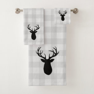Toalhas Conjunto de tornozelos da banheira do deer Antler