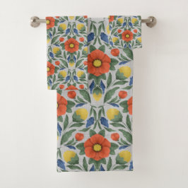 Toalhas Conjunto de Torres do Jardim de Vintage