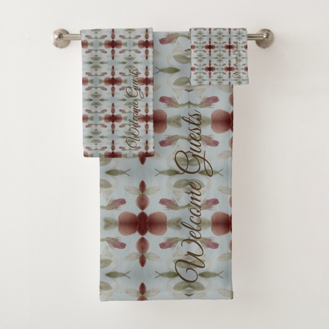 Toalhas Conjunto de torres Impressão bonito (Insitu)