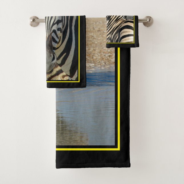 Toalhas Conjunto de Torres Zebra Bath (Insitu)