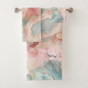 TOALHAS CONJUNTO DE TOWEL DE BANHEIRA DE CAMARÕES DE TERRA