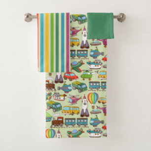 Toalhas Conjunto de Toys e Bandas Retro