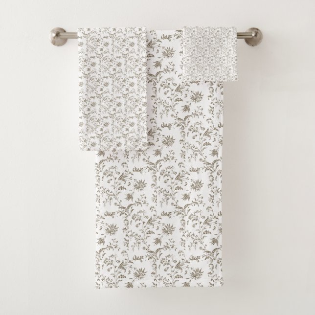 Toalhas Conjunto Floral de Bandas (Insitu)