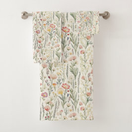 Toalhas Conjunto Floral De Bandeja Para Pulverização