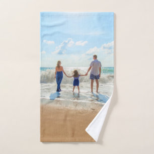 Toalhas de Banho com Foto Personalizada Conjunto S