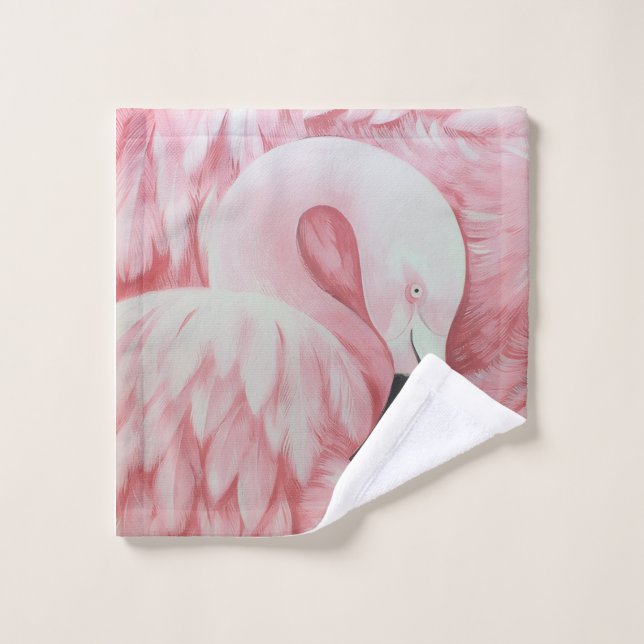 Toalhas de banho de flamingos (Pano de lavar)