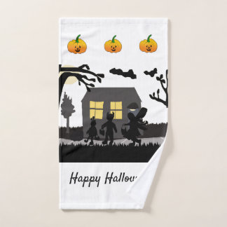 Toalhas de banho de Halloween para doces ou traves