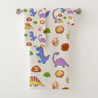 Toalhas de Banho Dinossauros Alegria Jurássica
