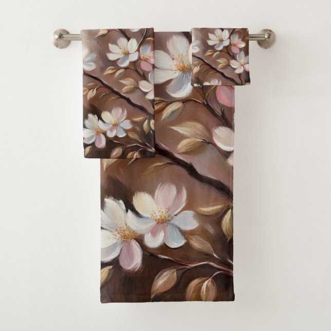 Toalhas de Banho Rosa Branca (Insitu)