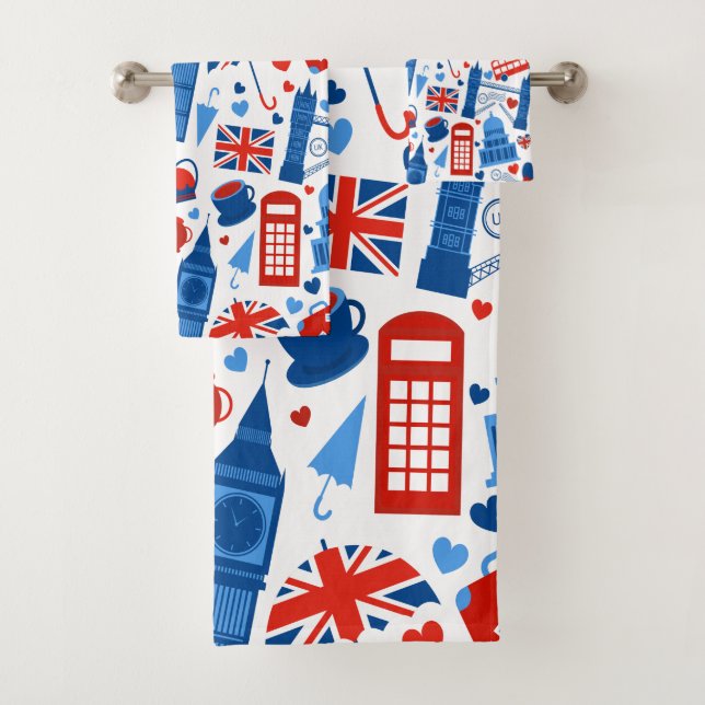 toalhas de banho Símbolos de Londres (Insitu)