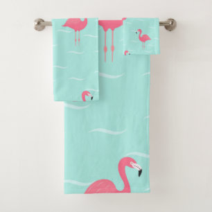 Toalhas de flamingo rosa