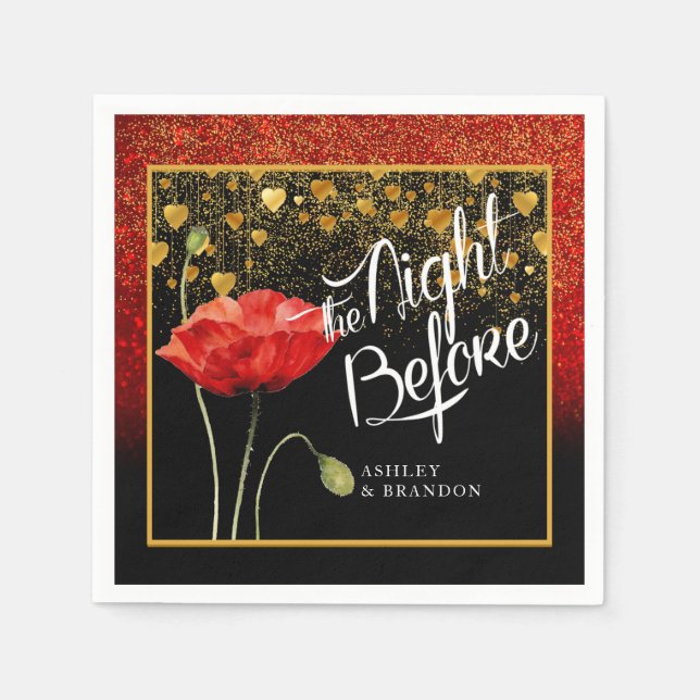 Toalhas de Guardanapo da Noite Anterior (Frente)